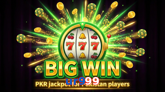 Big win animation on Ur999 slot game